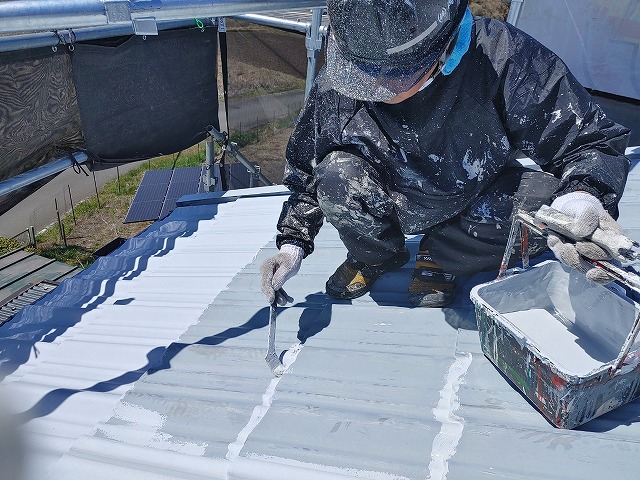 石岡市屋根塗装工事